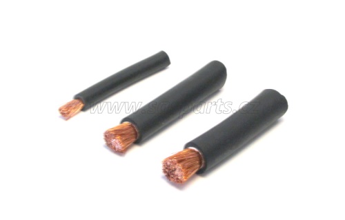 kabel trakční baterie černý 25 mm2