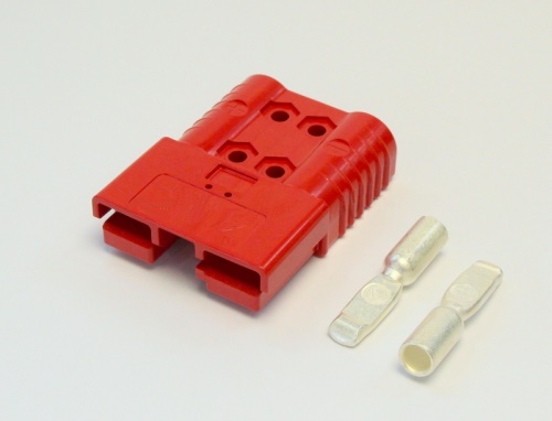 zásuvka baterie SBE 160A - 150V 35 mm2 červená